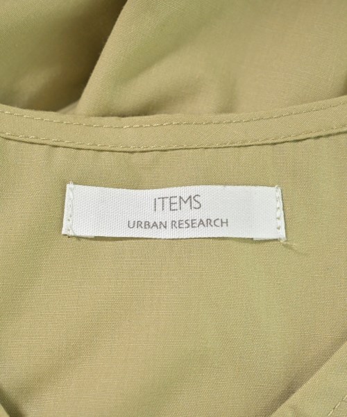 ITEMS URBAN RESEARCH（アイテムズアーバンリサーチ）ブラウス ベージュ サイズ:F レディース/2200693547082