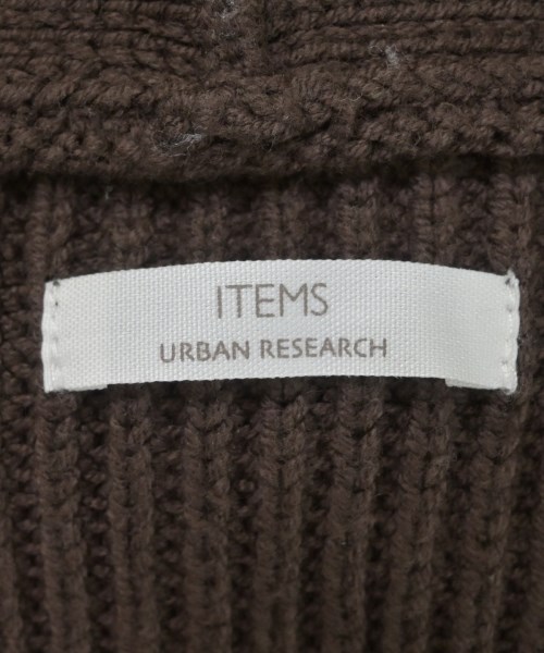 ITEMS URBAN RESEARCH（アイテムズアーバンリサーチ）カーディガン 茶 サイズ:F レディース/2200695293086