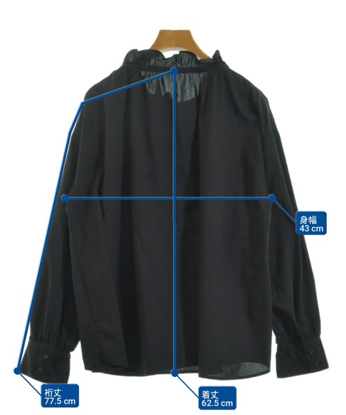 ITEMS URBAN RESEARCH（アイテムズアーバンリサーチ）ブラウス 黒 サイズ:F レディース/2200695856052