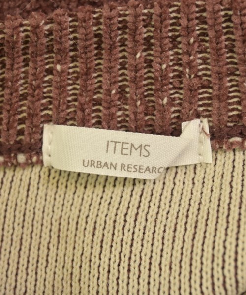 ITEMS URBAN RESEARCH（アイテムズアーバンリサーチ）ニット・セーター 茶 サイズ:F レディース/2200699913058