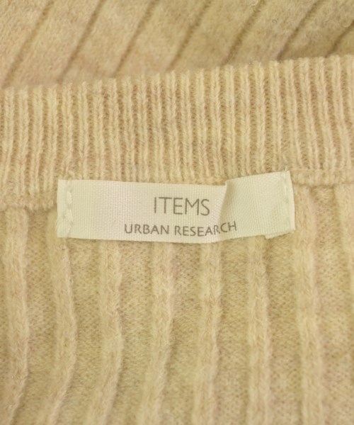 ITEMS URBAN RESEARCH（アイテムズアーバンリサーチ）ニット・セーター ベージュ サイズ:F レディース/2200699913065