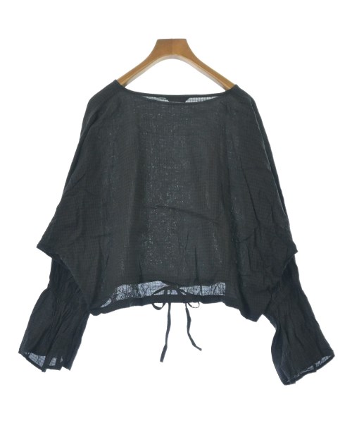 ITEMS URBAN RESEARCH(アイテムズアーバンリサーチ)ブラウス 黒 サイズ:F/2200648556015
