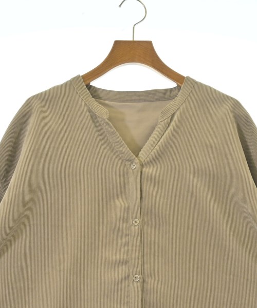 ITEMS URBAN RESEARCH（アイテムズアーバンリサーチ）シャツワンピース ベージュ サイズ:F レディース/2200654029015