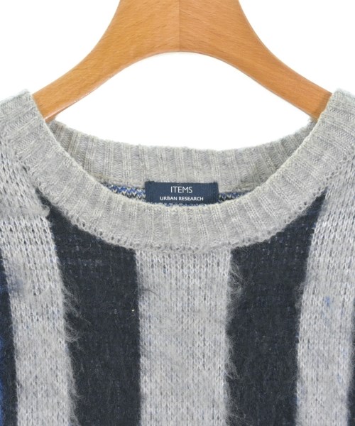 ITEMS URBAN RESEARCH（アイテムズアーバンリサーチ）ニット・セーター グレー サイズ:L レディース/2200655603023