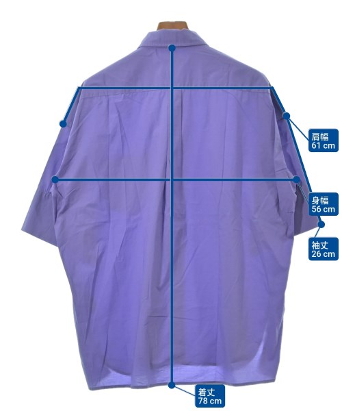 ITEMS URBAN RESEARCH（アイテムズアーバンリサーチ）カジュアルシャツ 紫 サイズ:40(XXL位) メンズ/2200655703150