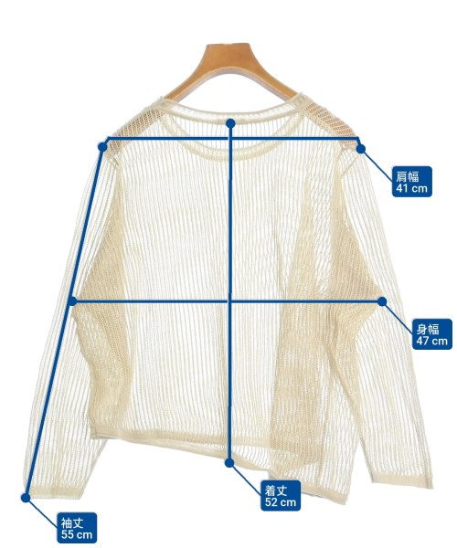 ITEMS URBAN RESEARCH（アイテムズアーバンリサーチ）ニット・セーター ベージュ サイズ:F レディース/2200657324148