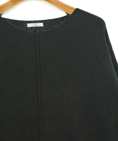 ITEMS URBAN RESEARCH（アイテムズアーバンリサーチ）ニット・セーター 黒 サイズ:F レディース/2200706940022