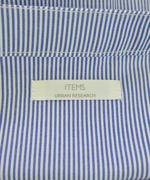 ITEMS URBAN RESEARCH（アイテムズアーバンリサーチ）シャツワンピース 青 サイズ:F レディース/2200711089013