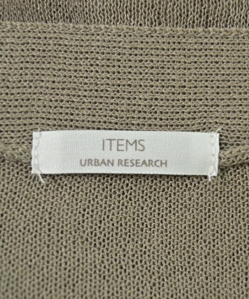 ITEMS URBAN RESEARCH（アイテムズアーバンリサーチ）カーディガン ベージュ サイズ:F レディース/2200711538054