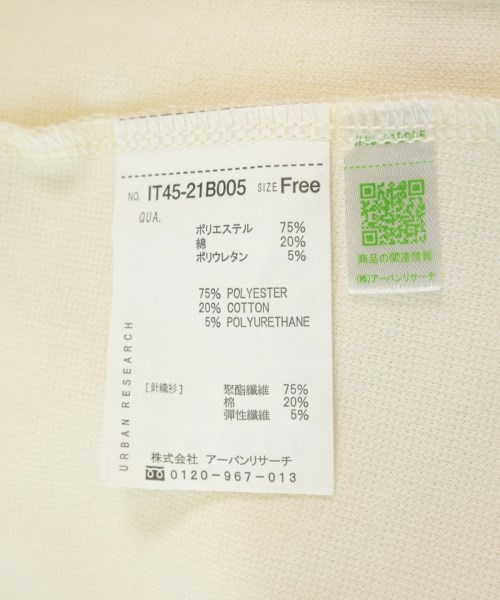 ITEMS URBAN RESEARCH（アイテムズアーバンリサーチ）Tシャツ・カットソー 白 サイズ:F レディース/2200715241028