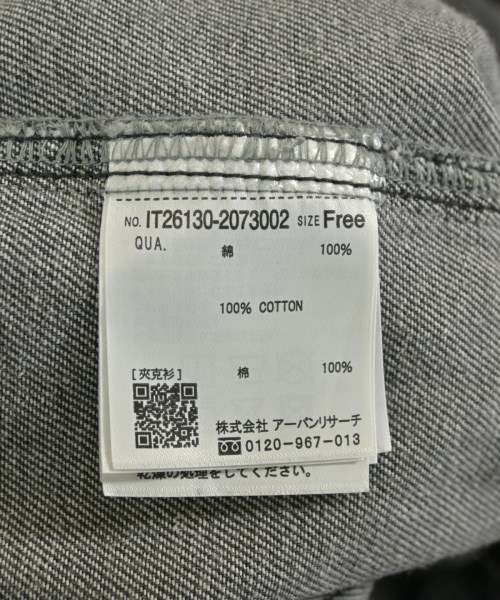 ITEMS URBAN RESEARCH（アイテムズアーバンリサーチ）デニムジャケット 黒 サイズ:F レディース/2200714171036