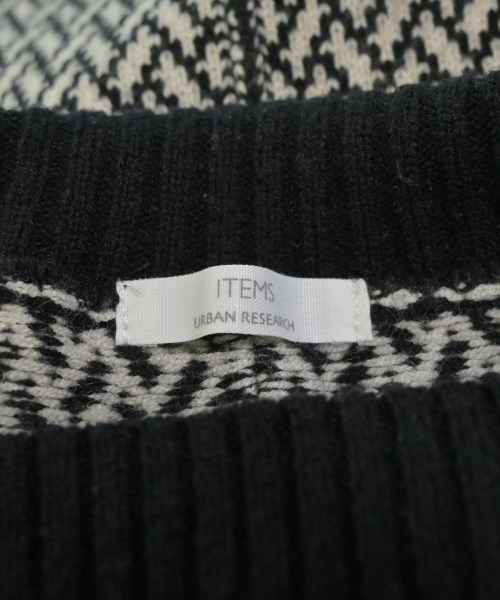 ITEMS URBAN RESEARCH（アイテムズアーバンリサーチ）ニット・セーター 黒 サイズ:F レディース/2200629109018