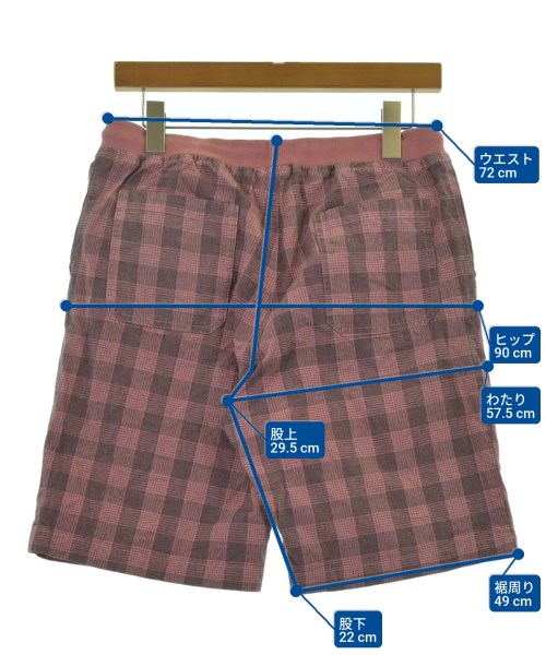 ITEMS URBAN RESEARCH（アイテムズアーバンリサーチ）ショートパンツ ピンク サイズ:38(S位) メンズ/2200635637031