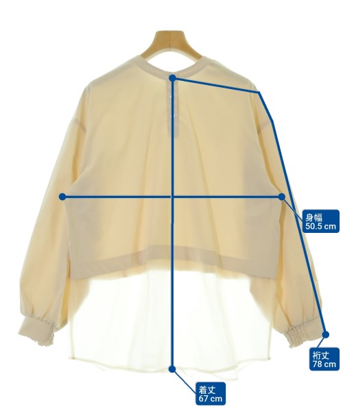 ITEMS URBAN RESEARCH（アイテムズアーバンリサーチ）ブラウス ベージュ サイズ:F レディース/2200645559057