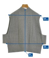 ITEMS URBAN RESEARCH（アイテムズアーバンリサーチ）ベスト グレー サイズ:F レディース/2200645559071
