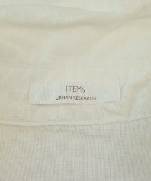 ITEMS URBAN RESEARCH（アイテムズアーバンリサーチ）シャツワンピース 白 サイズ:F レディース/2200645600148