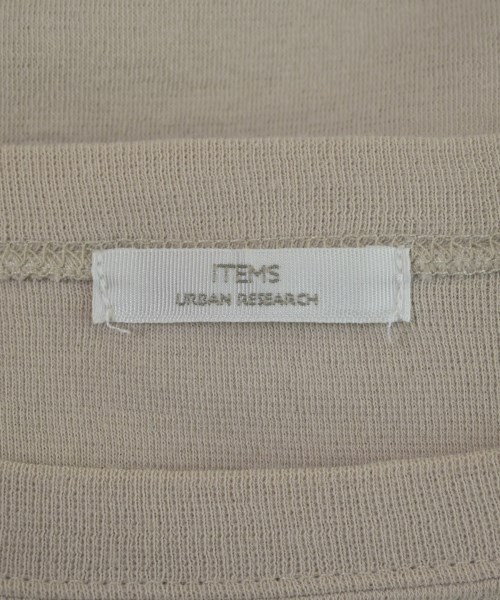 ITEMS URBAN RESEARCH（アイテムズアーバンリサーチ）Tシャツ・カットソー ベージュ サイズ:F レディース/2200646174075