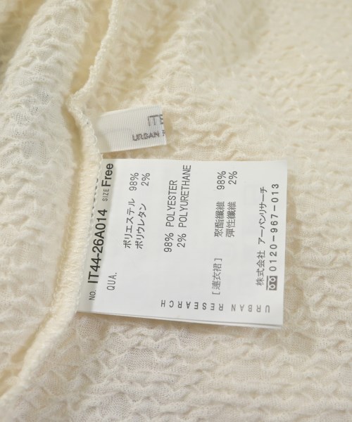 ITEMS URBAN RESEARCH（アイテムズアーバンリサーチ）Tシャツ・カットソー 白 サイズ:F レディース/2200649245031