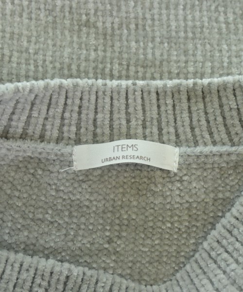 ITEMS URBAN RESEARCH（アイテムズアーバンリサーチ）ニット・セーター グレー サイズ:F レディース/2200647931011