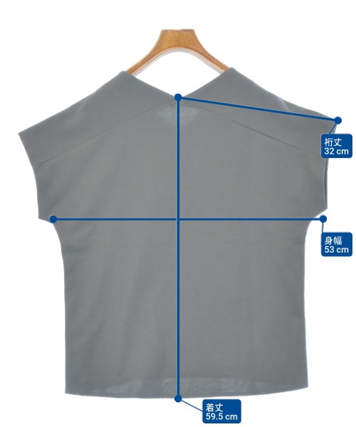 ITEMS URBAN RESEARCH（アイテムズアーバンリサーチ）Tシャツ・カットソー グレー サイズ:F レディース/2200653080024