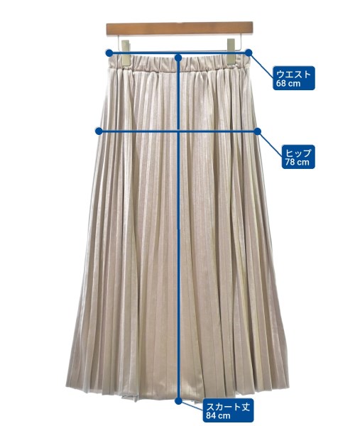 ITEMS URBAN RESEARCH（アイテムズアーバンリサーチ）ロング・マキシ丈スカート ベージュ サイズ:F レディース/2200645926026