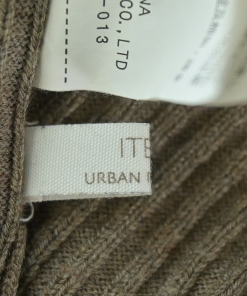 ITEMS URBAN RESEARCH（アイテムズアーバンリサーチ）ニット・セーター 茶 サイズ:F レディース/2200645509021