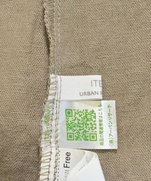 ITEMS URBAN RESEARCH（アイテムズアーバンリサーチ）ワンピース 茶 サイズ:F レディース/2200650405110