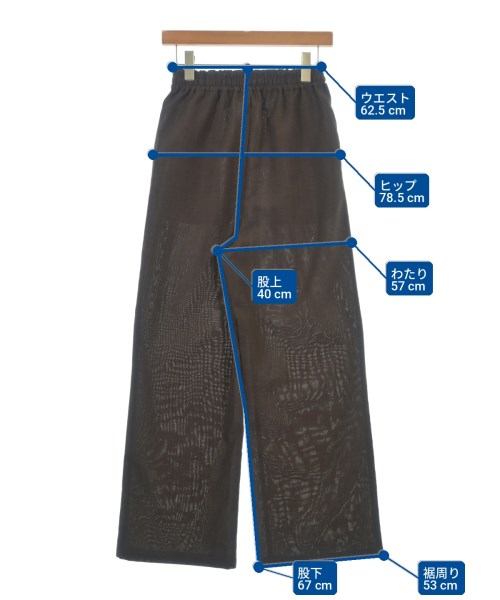 ITEMS URBAN RESEARCH（アイテムズアーバンリサーチ）スラックス 茶 サイズ:F レディース/2200701219024