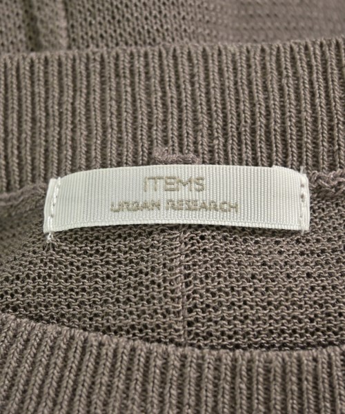 ITEMS URBAN RESEARCH（アイテムズアーバンリサーチ）ニット・セーター グレー サイズ:F レディース/2200701408053