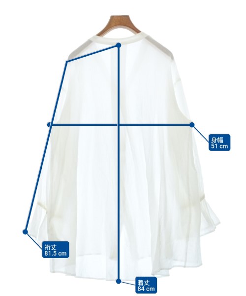 ITEMS URBAN RESEARCH（アイテムズアーバンリサーチ）ブラウス 白 サイズ:F レディース/2200701410018