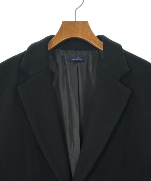 ITEMS URBAN RESEARCH（アイテムズアーバンリサーチ）チェスターコート 黒 サイズ:L メンズ/2200704011175