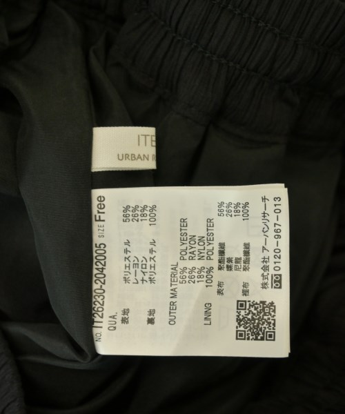 ITEMS URBAN RESEARCH（アイテムズアーバンリサーチ）その他 黒 サイズ:F レディース/2200705000031
