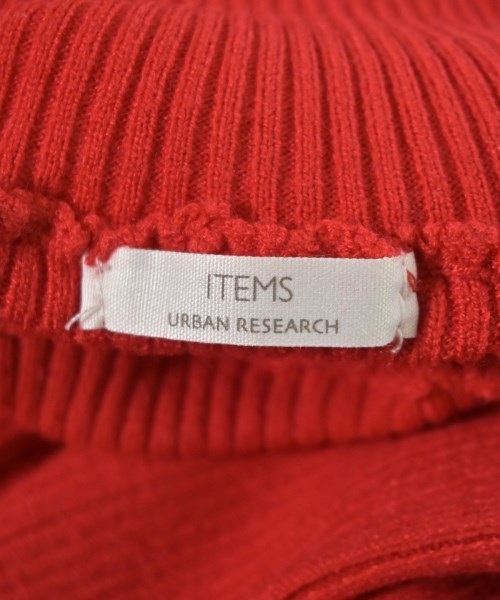 ITEMS URBAN RESEARCH（アイテムズアーバンリサーチ）ニット・セーター 赤 サイズ:F レディース/2200703292155