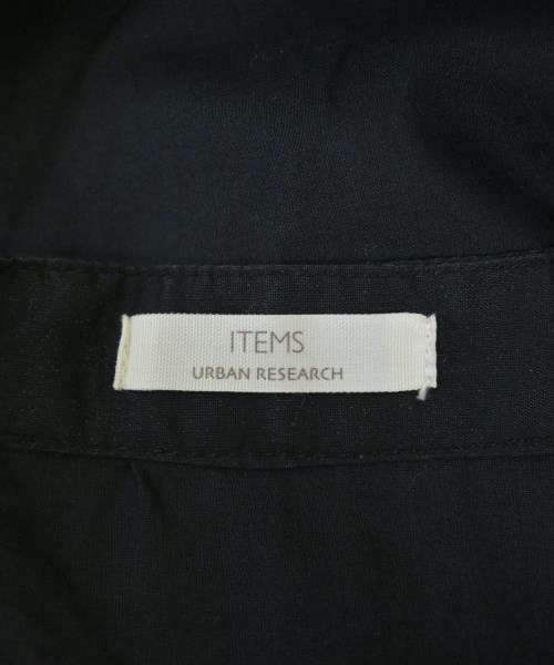 ITEMS URBAN RESEARCH（アイテムズアーバンリサーチ）ブラウス 黒 サイズ:F レディース/2200702134111