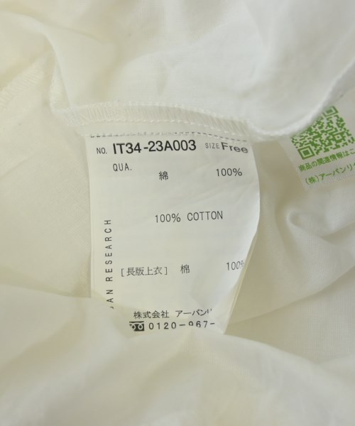 ITEMS URBAN RESEARCH（アイテムズアーバンリサーチ）ブラウス 白 サイズ:F レディース/2200702134128