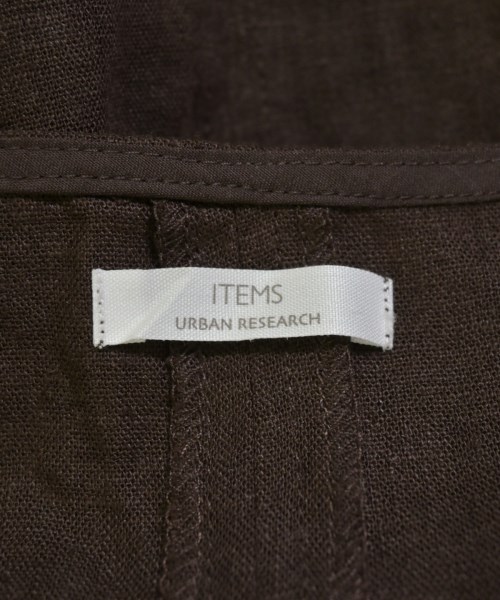 ITEMS URBAN RESEARCH（アイテムズアーバンリサーチ）ワンピース 茶 サイズ:F レディース/2200706286311