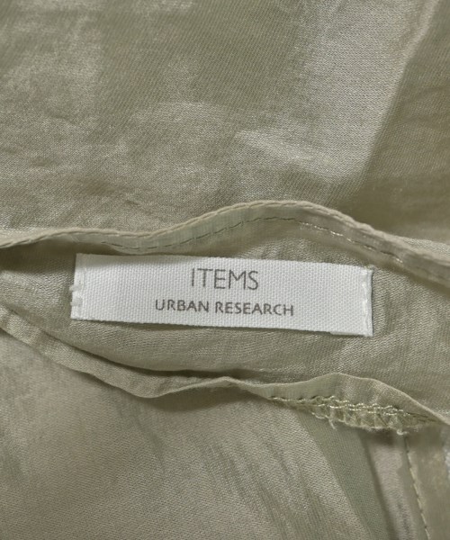 ITEMS URBAN RESEARCH（アイテムズアーバンリサーチ）ブラウス カーキ サイズ:F レディース/2200662580034