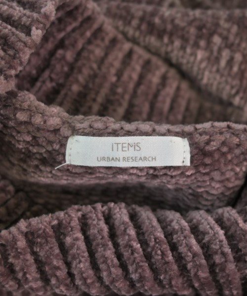 ITEMS URBAN RESEARCH（アイテムズアーバンリサーチ）ニット・セーター 紫 サイズ:F レディース/2200660003016
