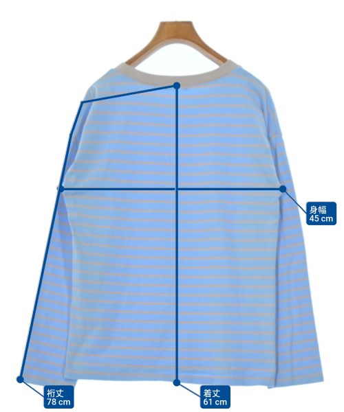 ITEMS URBAN RESEARCH（アイテムズアーバンリサーチ）Tシャツ・カットソー 青 サイズ:F レディース/2200665895012