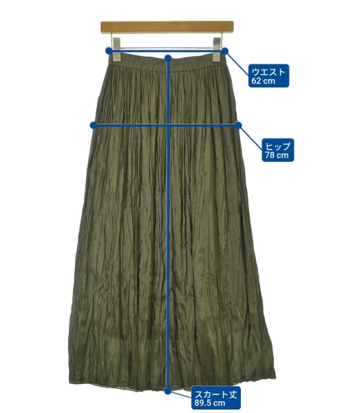 ITEMS URBAN RESEARCH（アイテムズアーバンリサーチ）ロング・マキシ丈スカート カーキ サイズ:F レディース/2200671615192