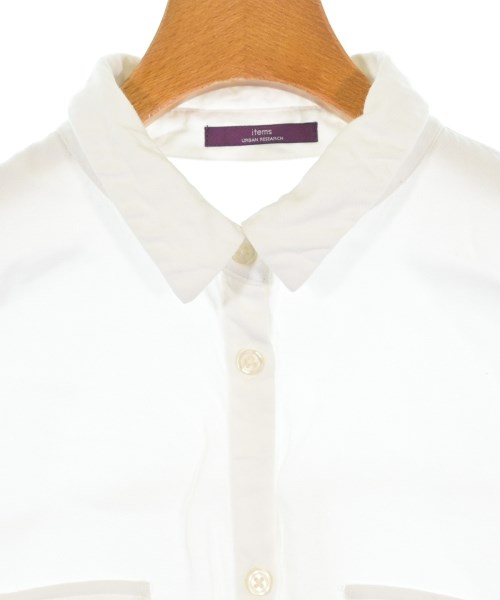 ITEMS URBAN RESEARCH（アイテムズアーバンリサーチ）カジュアルシャツ 白 サイズ:F レディース/2200672231032