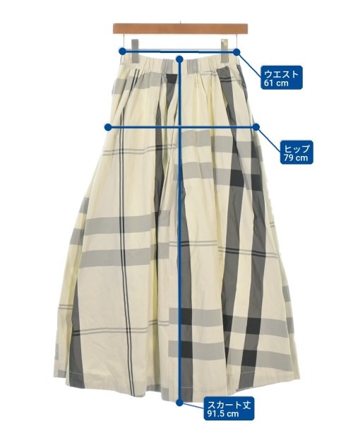 ITEMS URBAN RESEARCH（アイテムズアーバンリサーチ）ロング・マキシ丈スカート 白 サイズ:-(M位) レディース/2200724366033