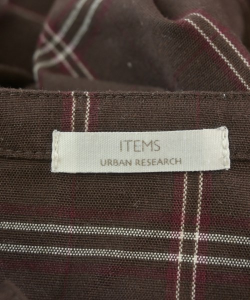 ITEMS URBAN RESEARCH（アイテムズアーバンリサーチ）ワンピース 茶 サイズ:F レディース/2200726125058