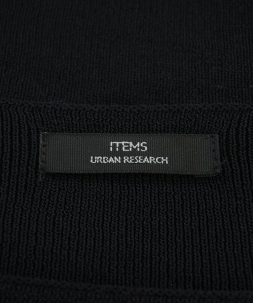 ITEMS URBAN RESEARCH（アイテムズアーバンリサーチ）ニット・セーター 黒 サイズ:F レディース/2200726485060