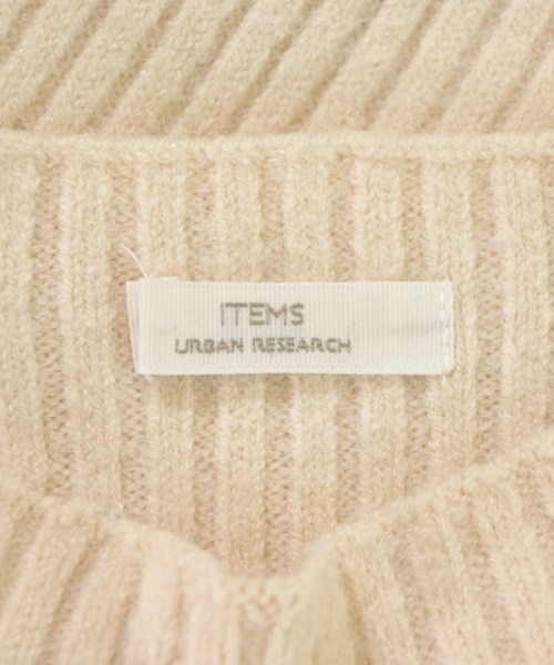 ITEMS URBAN RESEARCH（アイテムズアーバンリサーチ）ニット・セーター ベージュ サイズ:F レディース/2200716018063
