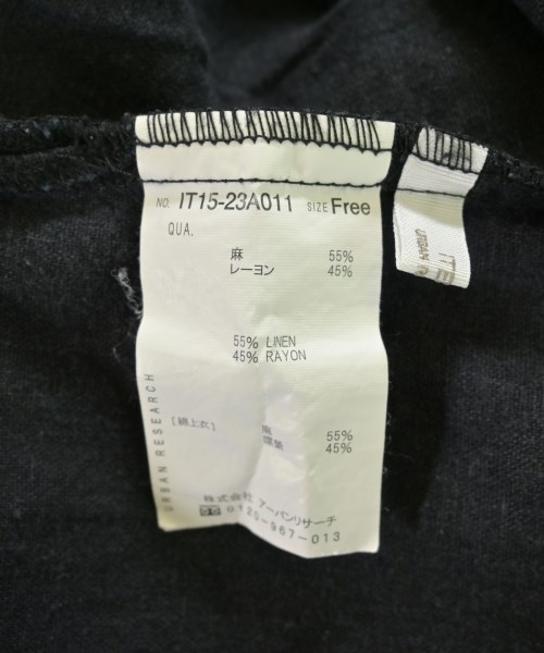 ITEMS URBAN RESEARCH（アイテムズアーバンリサーチ）ブラウス 黒 サイズ:F レディース/2200716551034