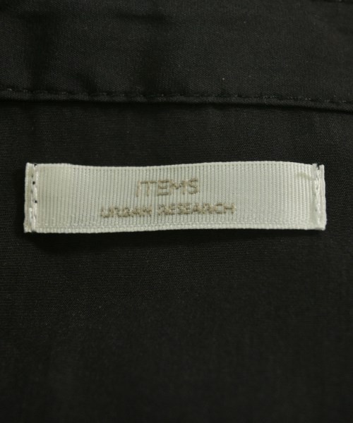 ITEMS URBAN RESEARCH（アイテムズアーバンリサーチ）ブラウス 黒 サイズ:F レディース/2200718024024