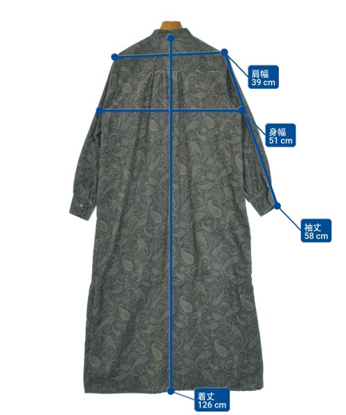 ITEMS URBAN RESEARCH（アイテムズアーバンリサーチ）ワンピース グレー サイズ:F レディース/2200711322035