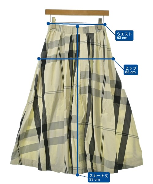 ITEMS URBAN RESEARCH（アイテムズアーバンリサーチ）ロング・マキシ丈スカート 白 サイズ:F レディース/2200717570096