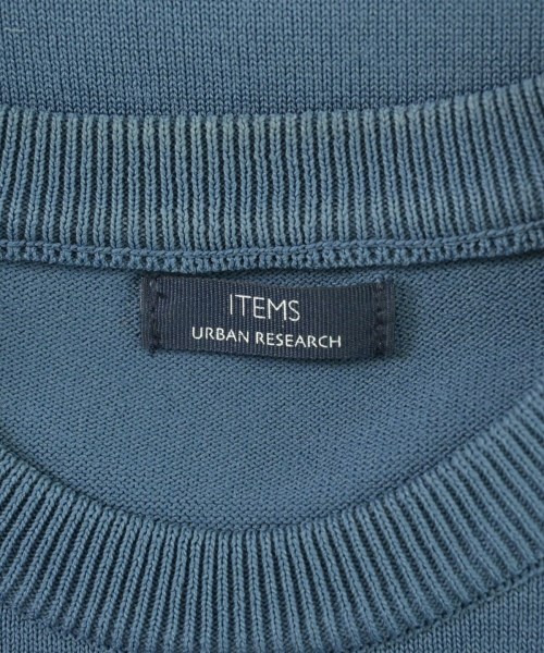 ITEMS URBAN RESEARCH（アイテムズアーバンリサーチ）ニット・セーター 青 サイズ:M メンズ/2200720344011